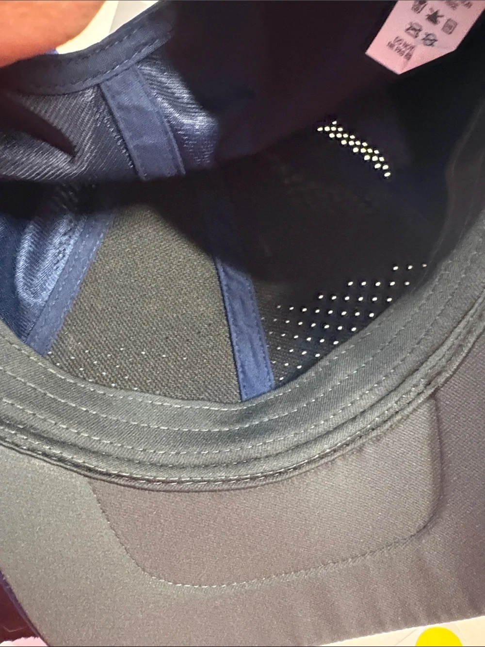 Nike Navy Blue Dri-FIT Performance Baseball Cap with White Swoosh